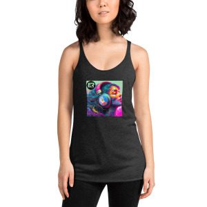 "Transformative" by Electronic Rhythm - Women's Racerback Tank
