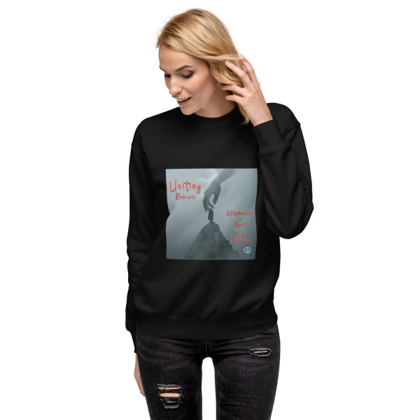 "Uniting - Remixes" by Electronic Rhythm - Unisex Premium Sweatshirt - Image 3