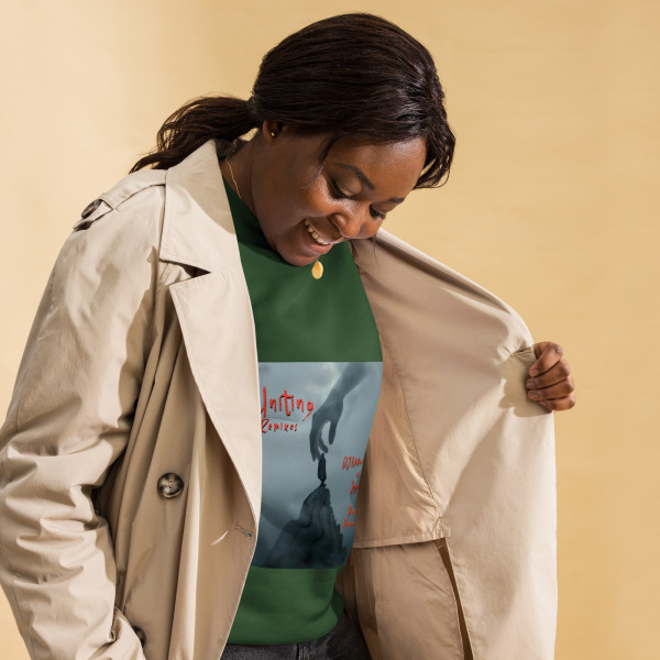"Uniting" Remixes by Electronic Rhythm - Unisex Premium Sweatshirt - Image 19