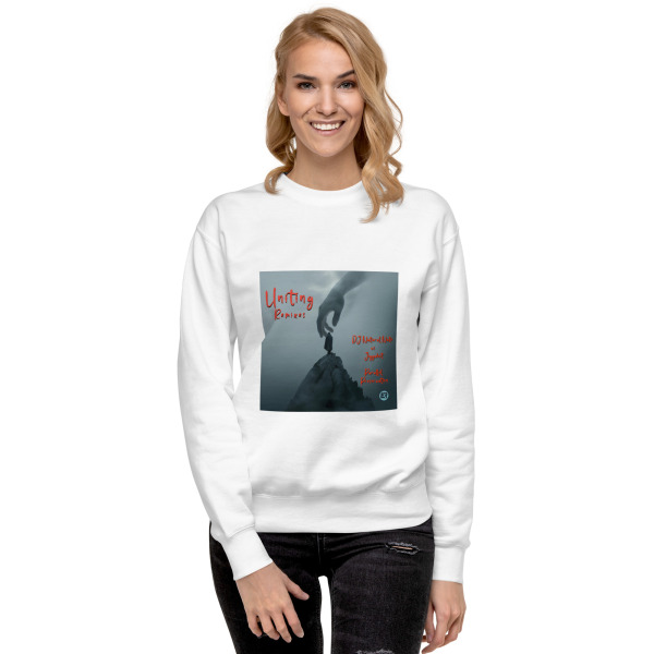 "Uniting - Remixes" by Electronic Rhythm - Unisex Premium Sweatshirt - Image 10