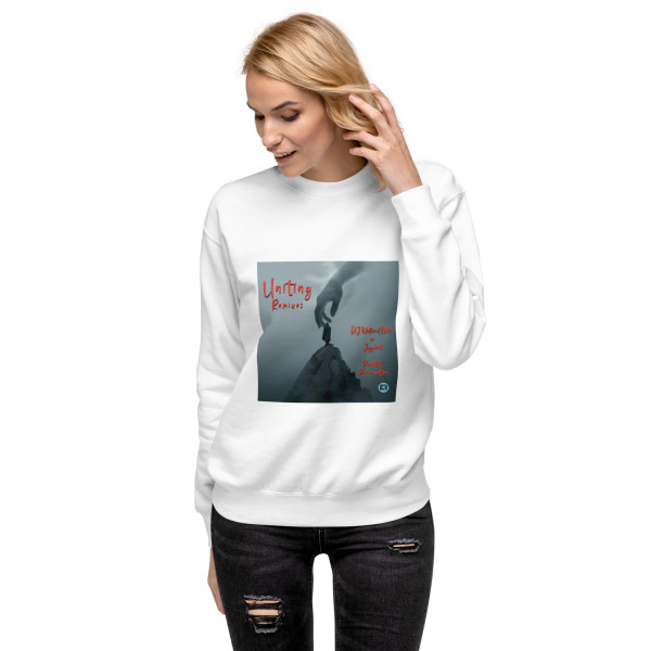 "Uniting - Remixes" by Electronic Rhythm - Unisex Premium Sweatshirt - Image 9