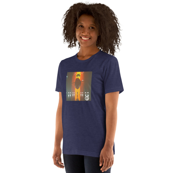 "Dark Matter" by Electronic Rhythm - Unisex T-Shirt - Image 3